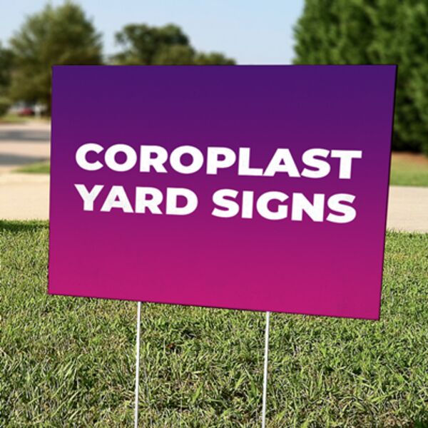 24” x 24” Coroplast Yard Signs Thumbnail