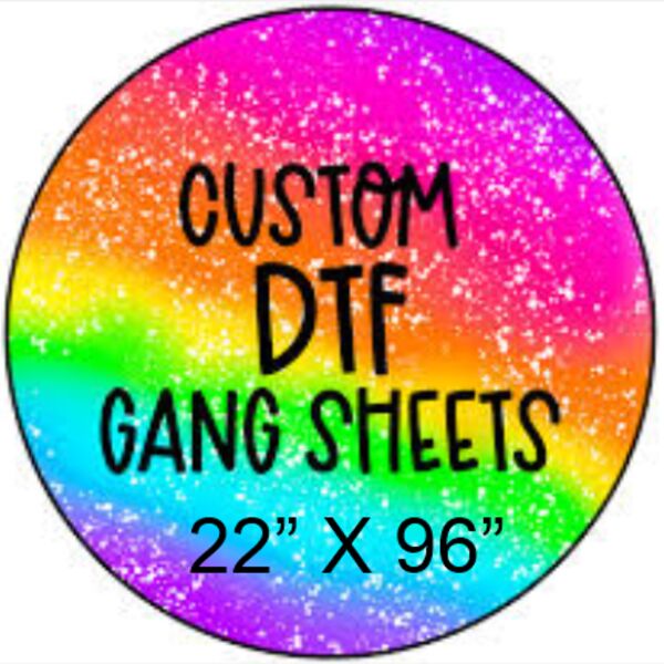 DIRECT TO FILM (DTF) GANG SHEET 22" x 96" Thumbnail